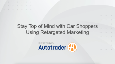 Video | Stay Top of Mind with Car Shoppers Using Retargeted Marketing
